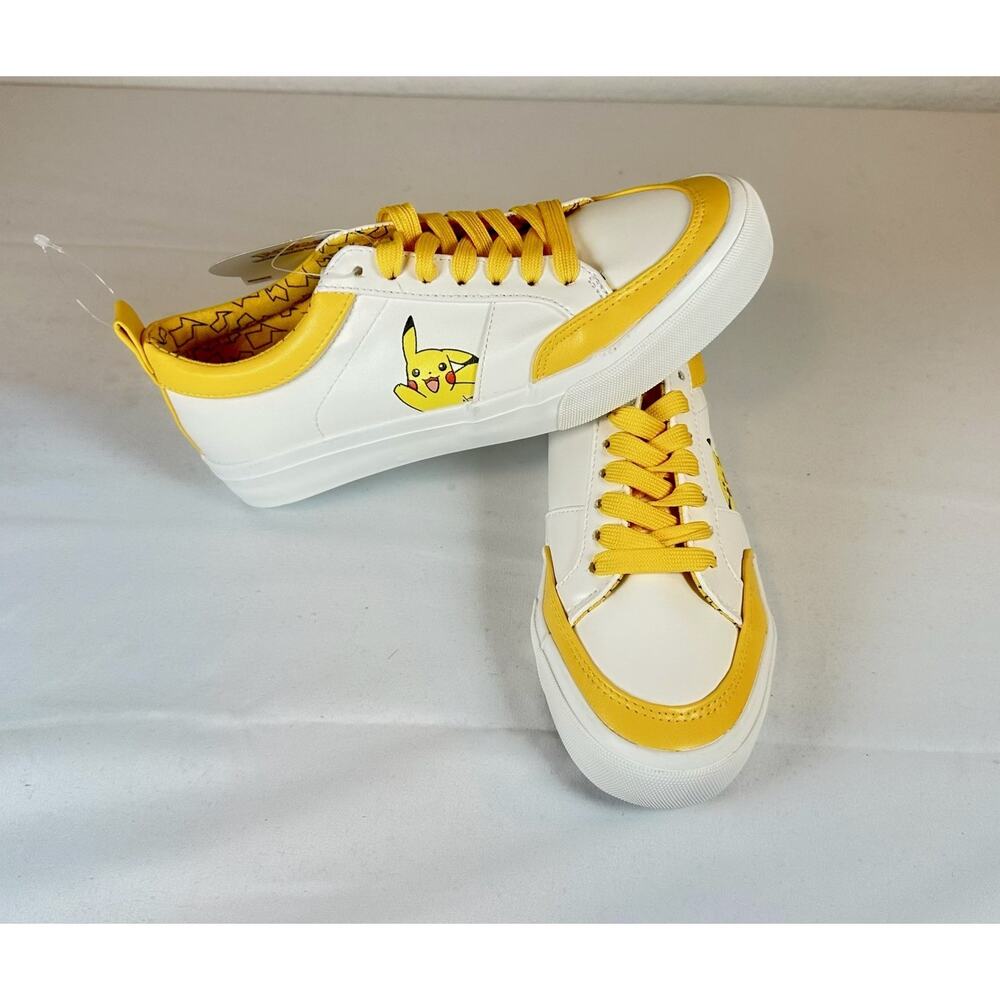 Ground Up Pokémon Pikachu Shoes Men’s 6 / WN 7.5 Sneakers Yellow White #025 New